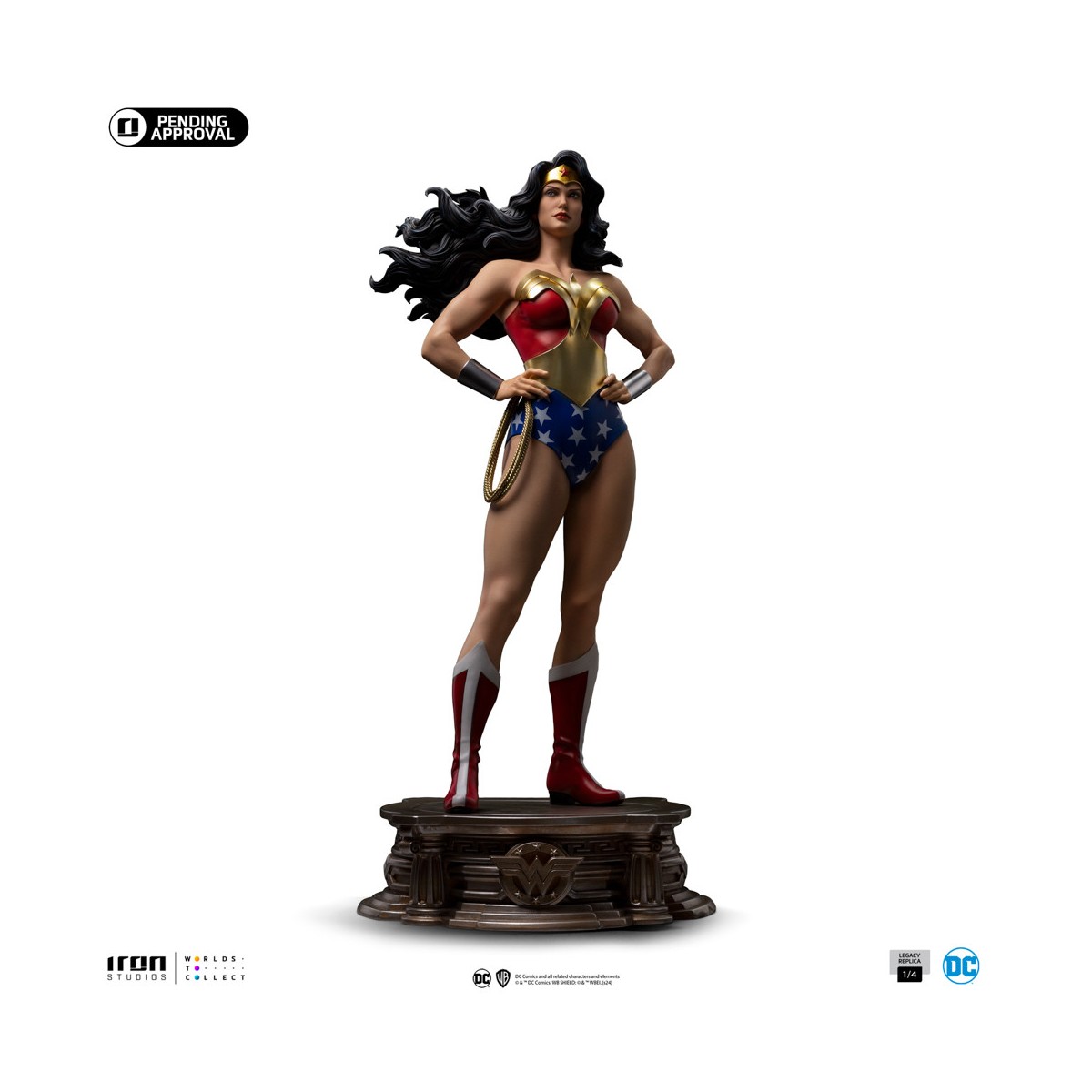 Iron Studios DC Comics - WONDER WOMAN DC TRINITY - Replica Legacy 1/4