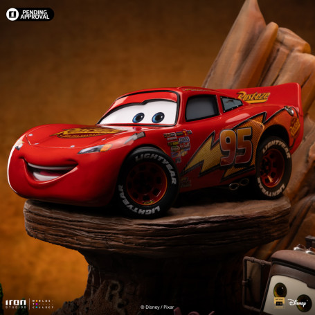 Iron Studios - Disney Pixar - Deluxe Art Scale Lightning McQueen & Tow Mater 1/10 - Cars