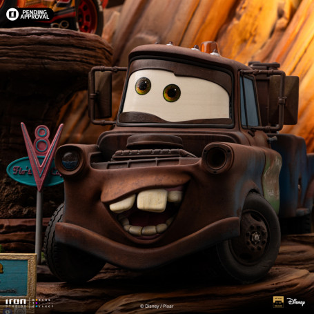 Iron Studios - Disney Pixar - Deluxe Art Scale Lightning McQueen & Tow Mater 1/10 - Cars