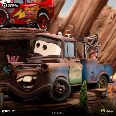 Iron Studios - Disney Pixar - Deluxe Art Scale Lightning McQueen & Tow Mater 1/10 - Cars