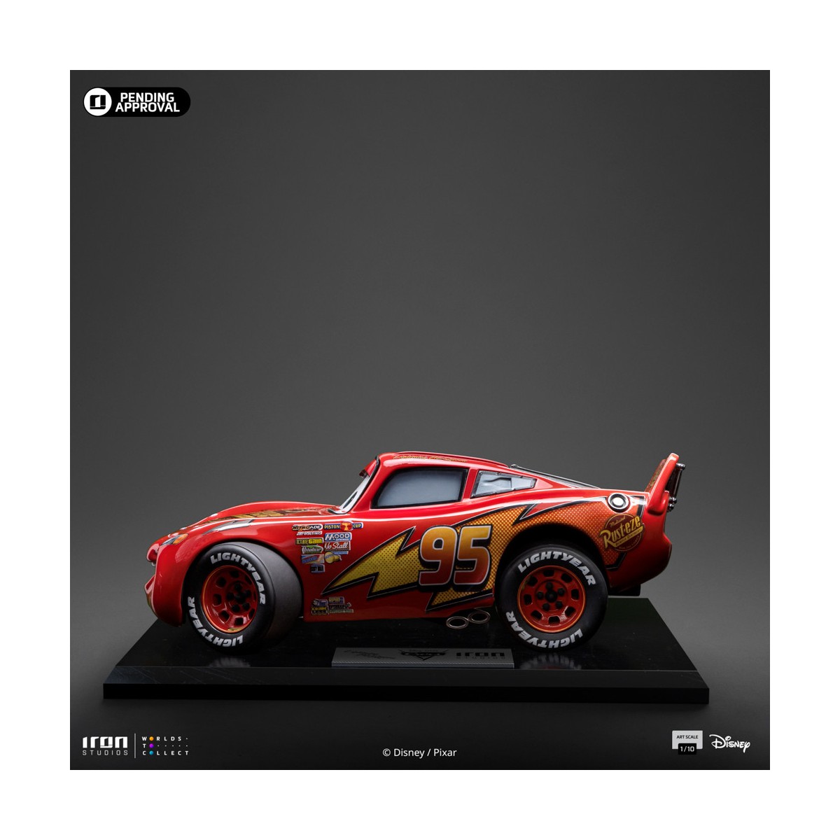 Iron Studios - Disney Pixar - BDS Art Scale Saetta McQueen 1/10 - Cars