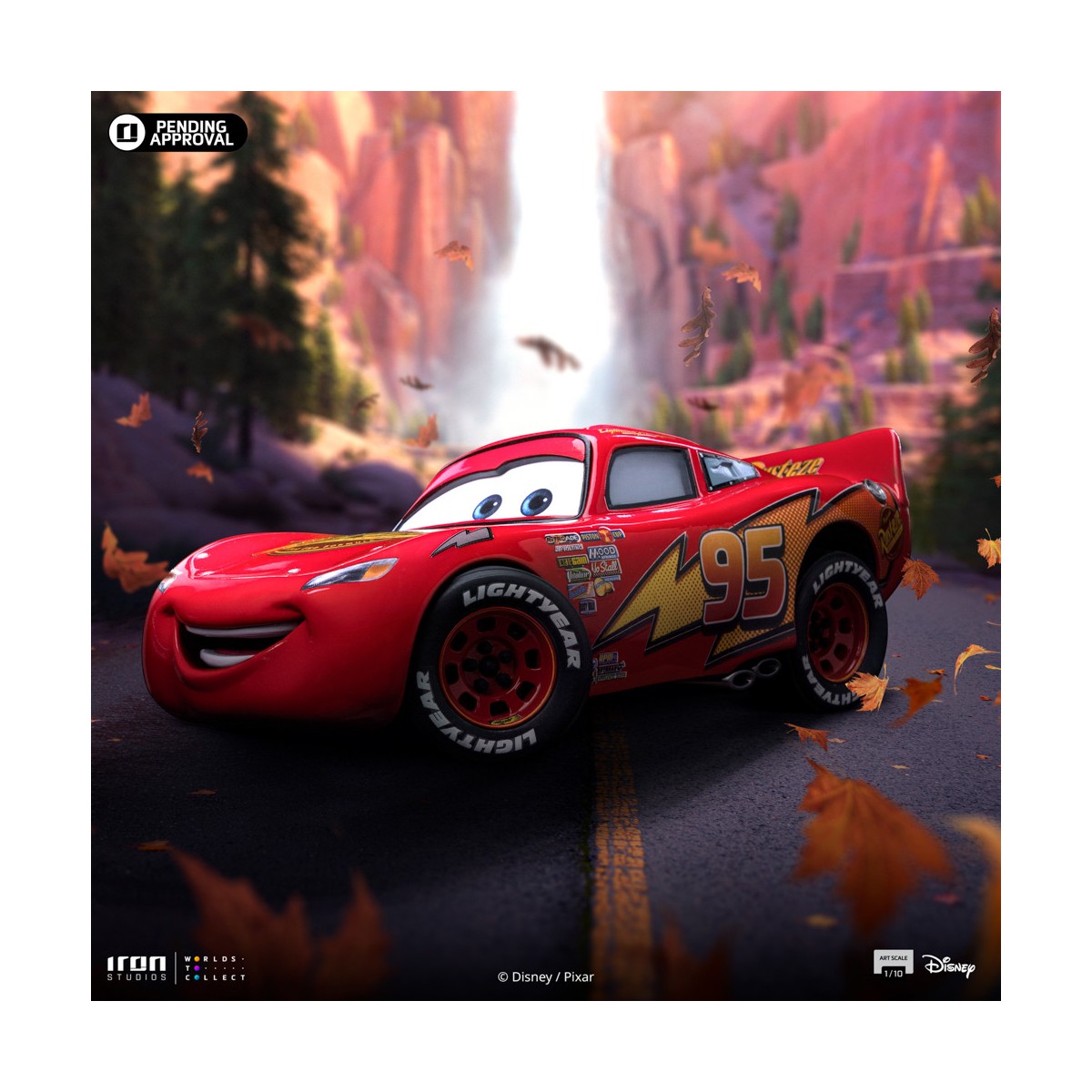 Iron Studios - Disney Pixar - BDS Art Scale Saetta McQueen 1/10 - Cars
