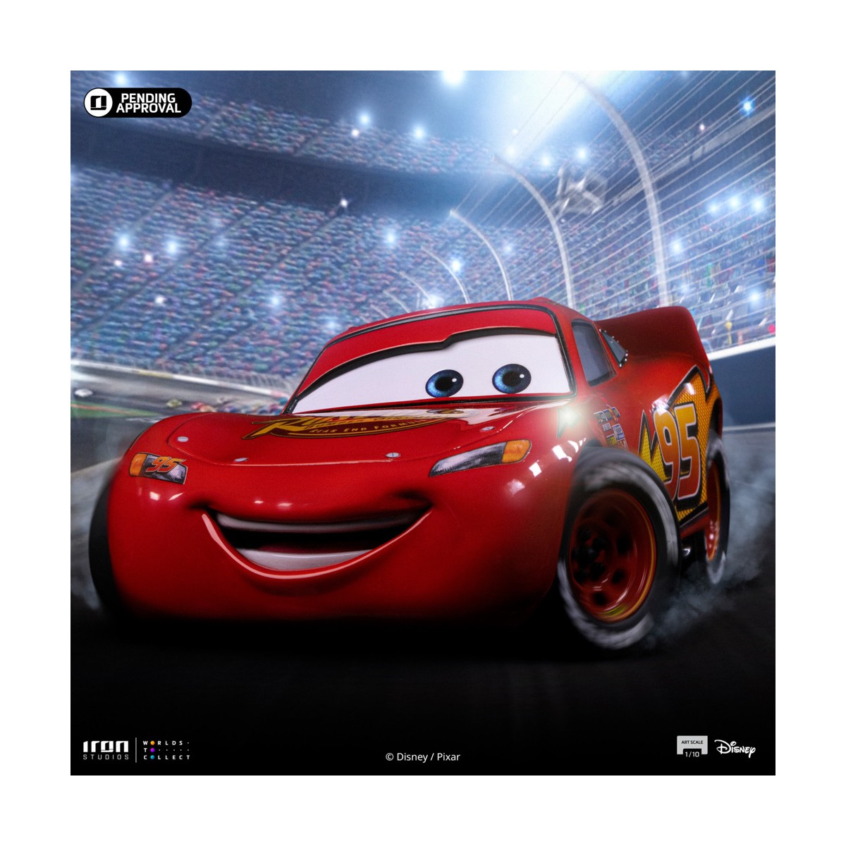 Iron Studios - Disney Pixar - BDS Art Scale Saetta McQueen 1/10 - Cars