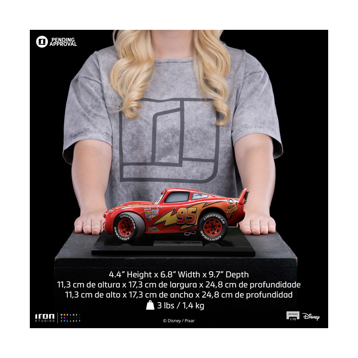 Iron Studios - Disney Pixar - BDS Art Scale Saetta McQueen 1/10 - Cars