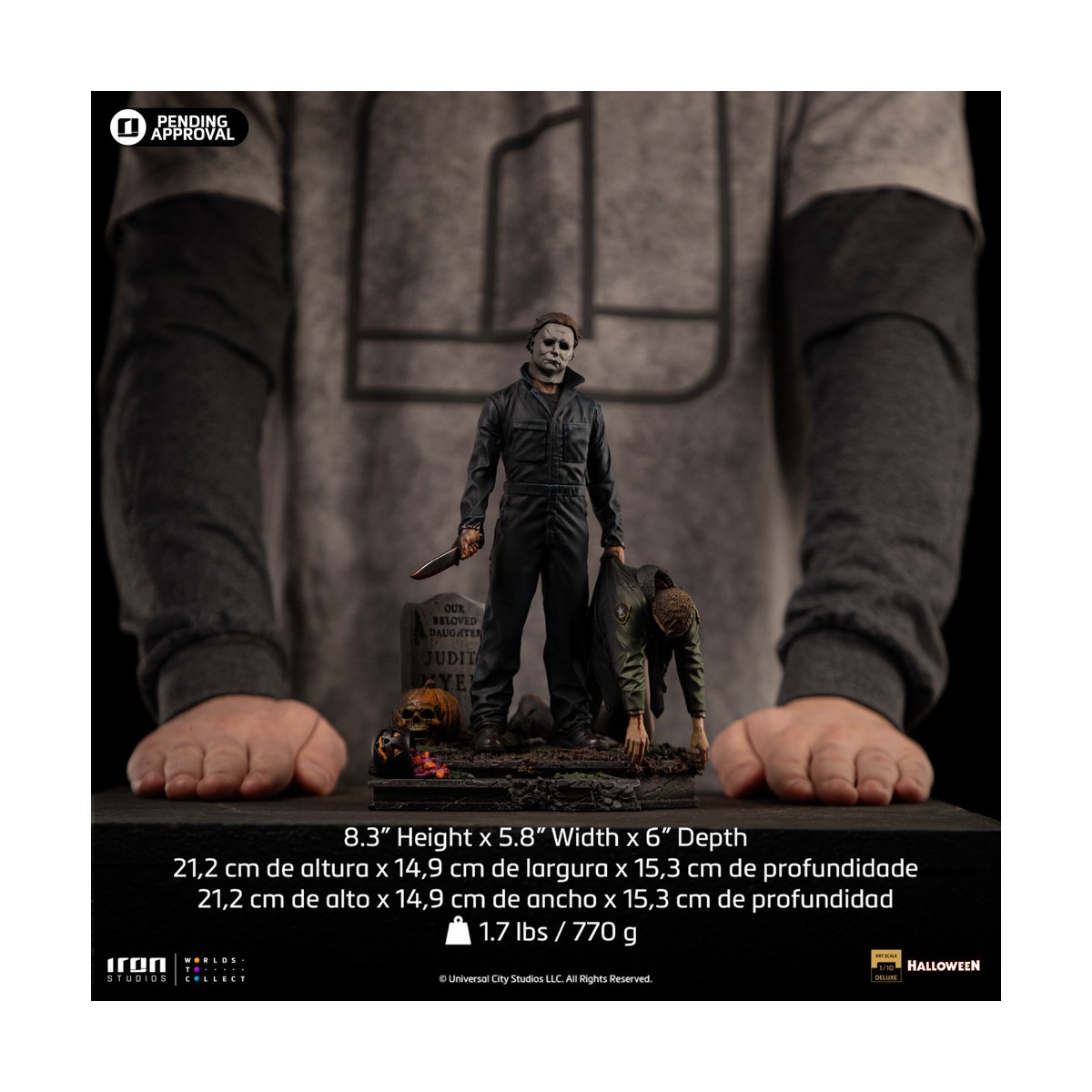 Iron Studio Horror Series - Halloween (2018) - Michael Myers Deluxe Art Scale 1/10