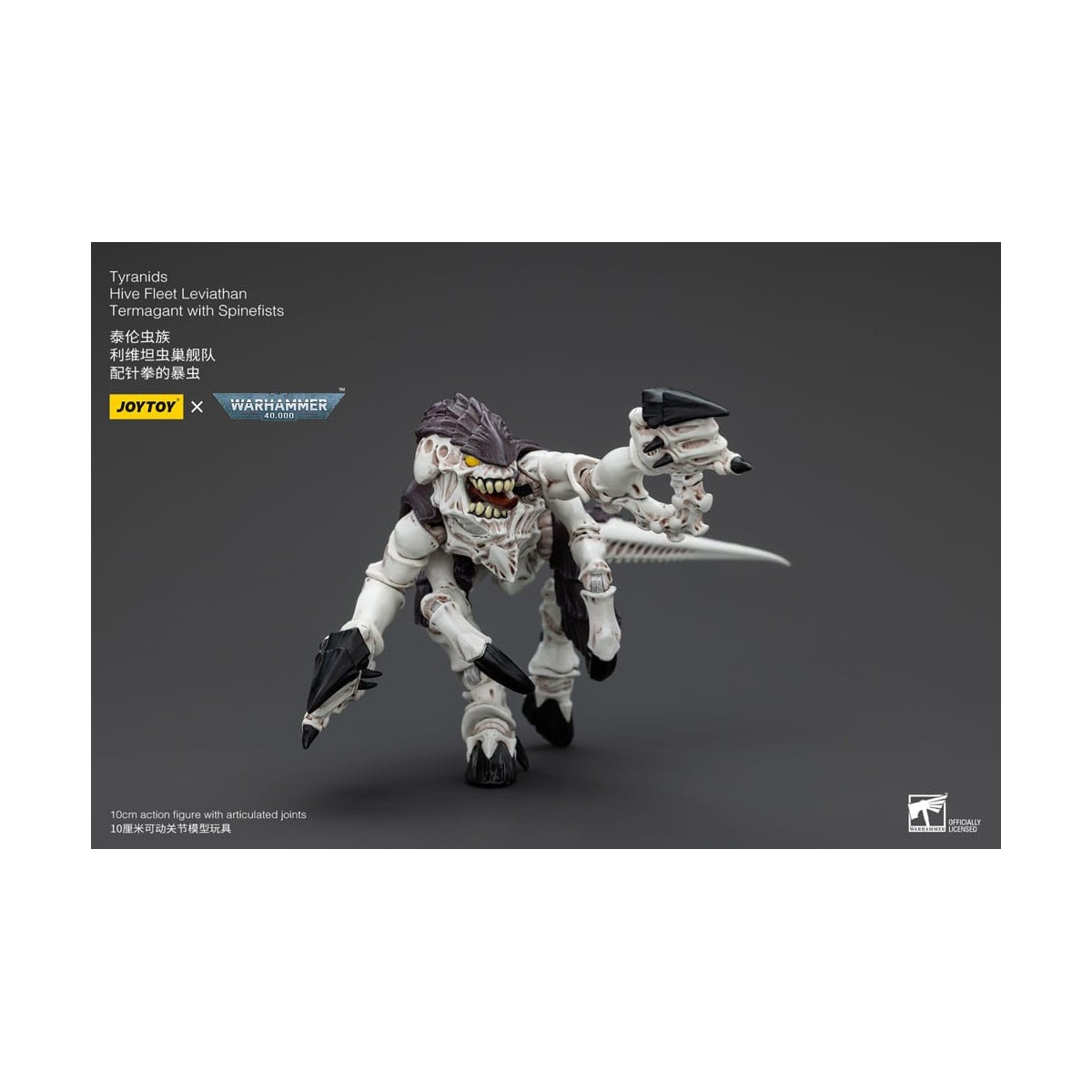 JoyToy Tyranids - Flotta Alveare Leviathan Termagant con Spinefisti 1/18 - Warhammer 40K