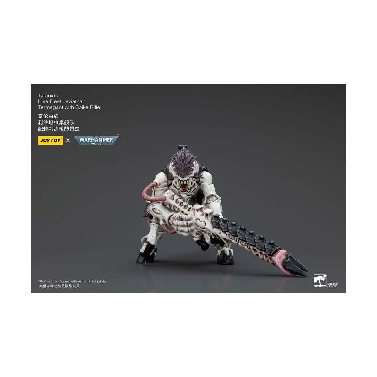JoyToy Tiranidi - Flotta dell'alveare Leviathan Termagant con fucile a punte 1/18 - Warhammer 40K
