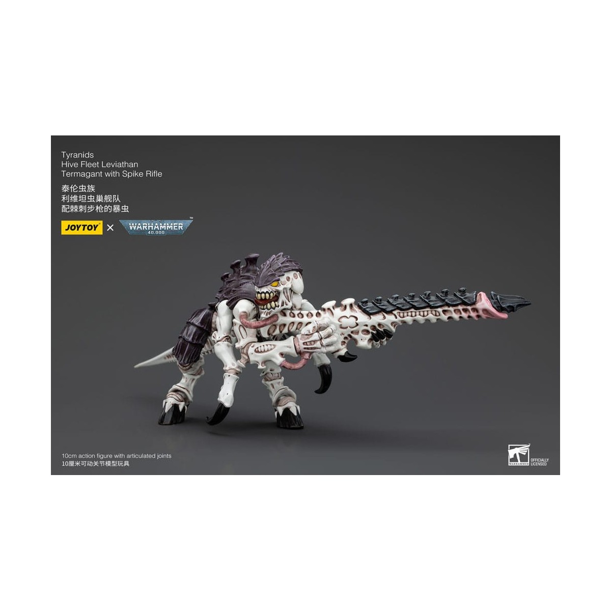 JoyToy Tiranidi - Flotta dell'alveare Leviathan Termagant con fucile a punte 1/18 - Warhammer 40K