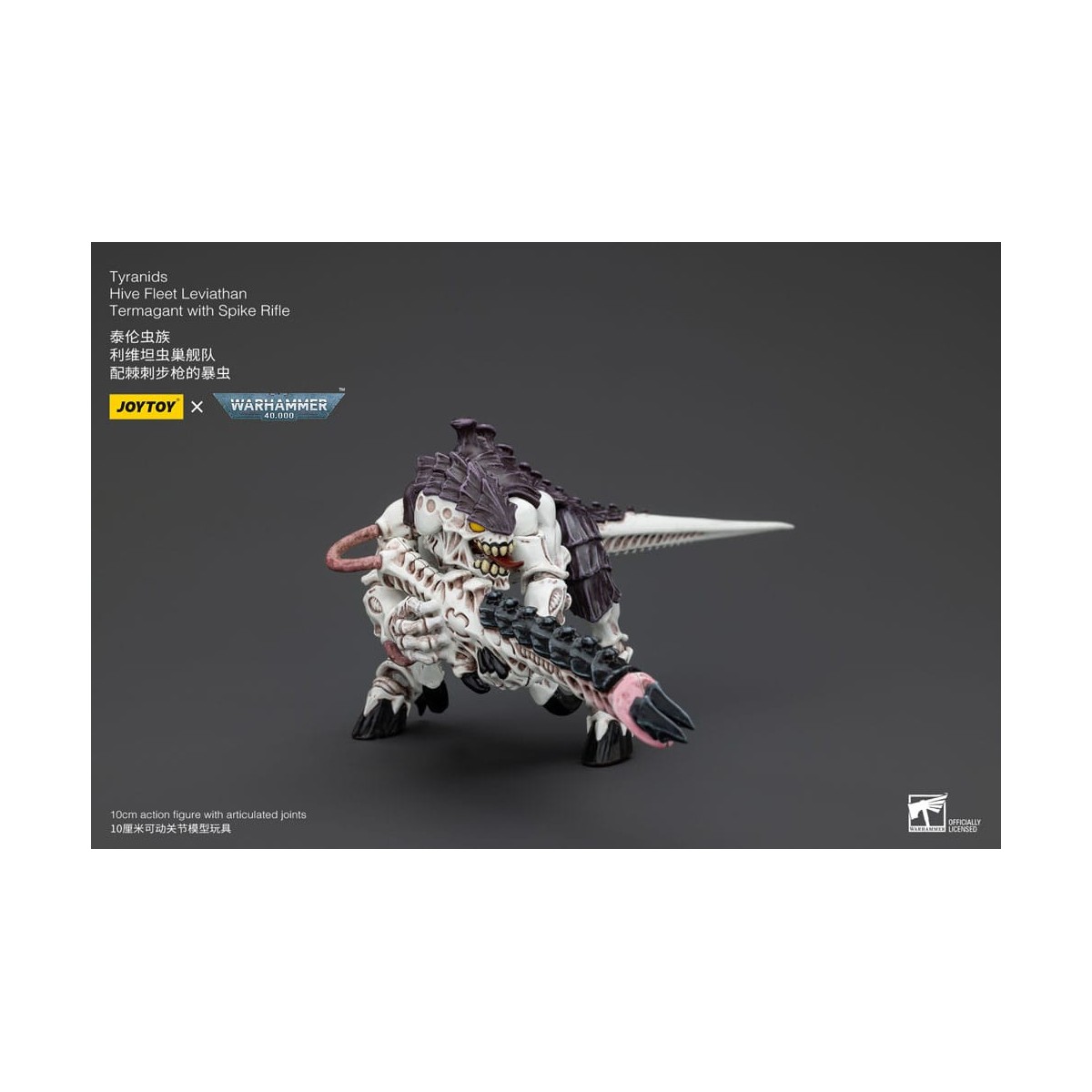 JoyToy Tiranidi - Flotta dell'alveare Leviathan Termagant con fucile a punte 1/18 - Warhammer 40K