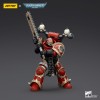 JoyToy Chaos Space Marines - Mangiamondo Khorne Berzerker con Eviscerator Chainsword 1/18 - Warhammer 40K