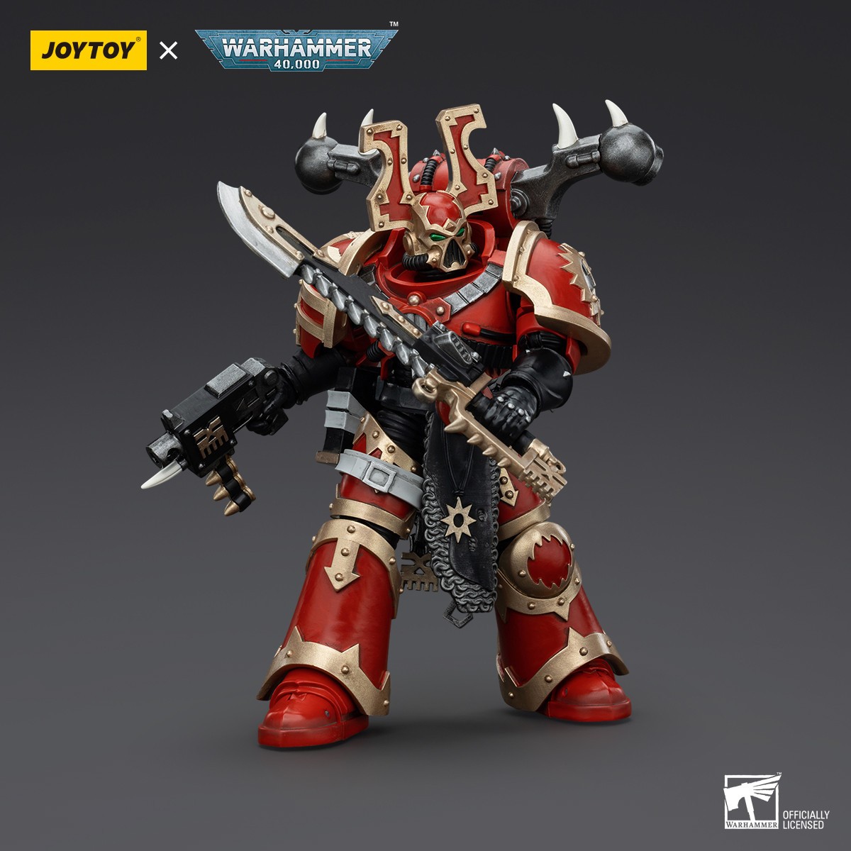 JoyToy Space Marine del Caos - Mangiamondo Khorne Berzerker 1 - Warhammer 40K
