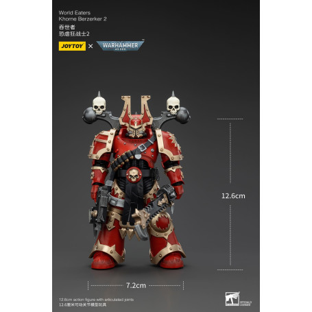 JoyToy Space Marine del Caos - Mangiamondo Khorne Berzerker 2 - Warhammer 40K