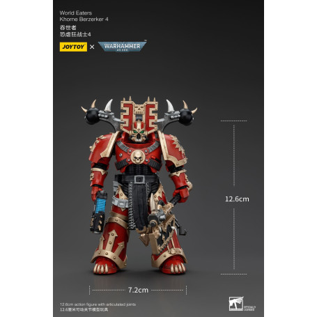 JoyToy Space Marine del Caos - Mangiamondo Khorne Berzerker 4 - Warhammer 40K