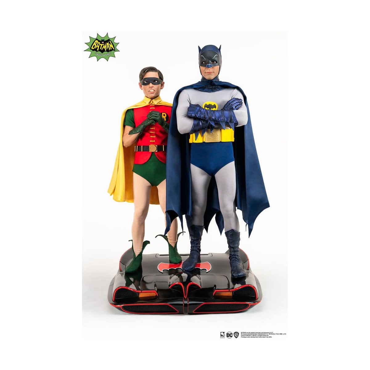 Pure Arts - Statua 1/4 di Batman e Robin (1966)