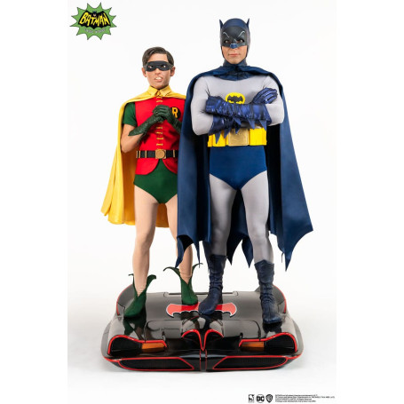 Pure Arts - Statua 1/4 di Batman e Robin (1966)