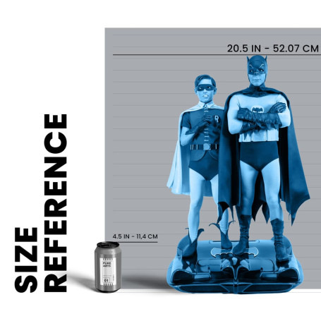 Pure Arts - Statua 1/4 di Batman e Robin (1966)