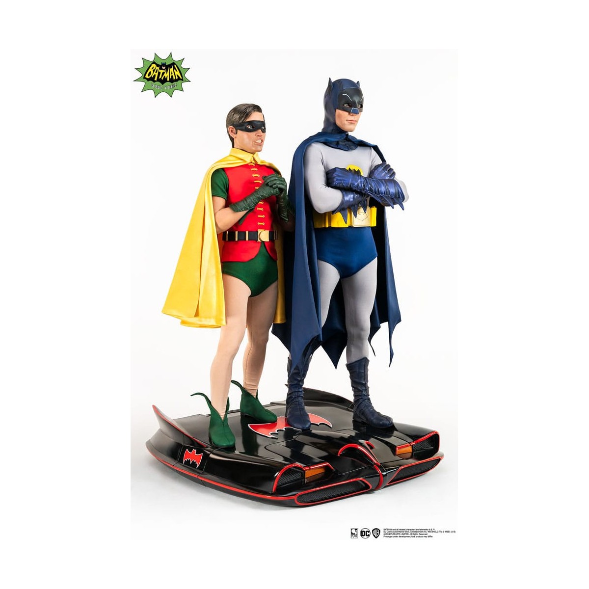Pure Arts - Statua 1/4 di Batman e Robin (1966)