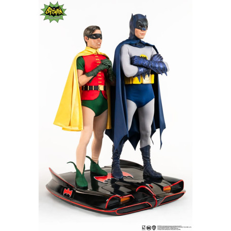 Pure Arts - Statua 1/4 di Batman e Robin (1966)