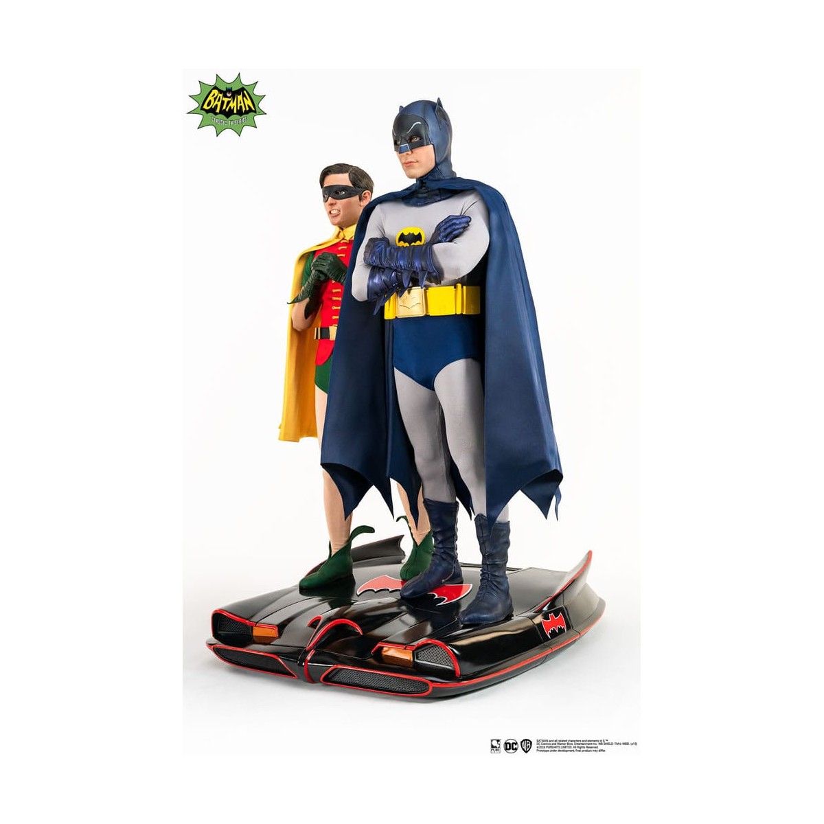 Pure Arts - Statua 1/4 di Batman e Robin (1966)