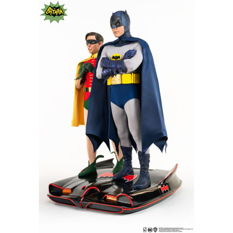 Pure Arts - Statua 1/4 di Batman e Robin (1966)