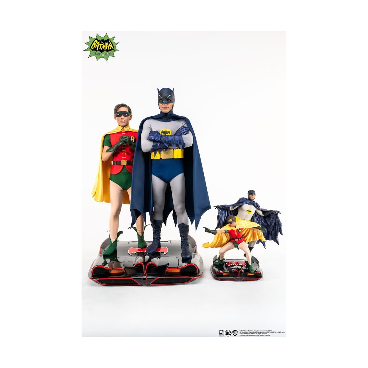 Pure Arts - Statua 1/4 di Batman e Robin (1966)