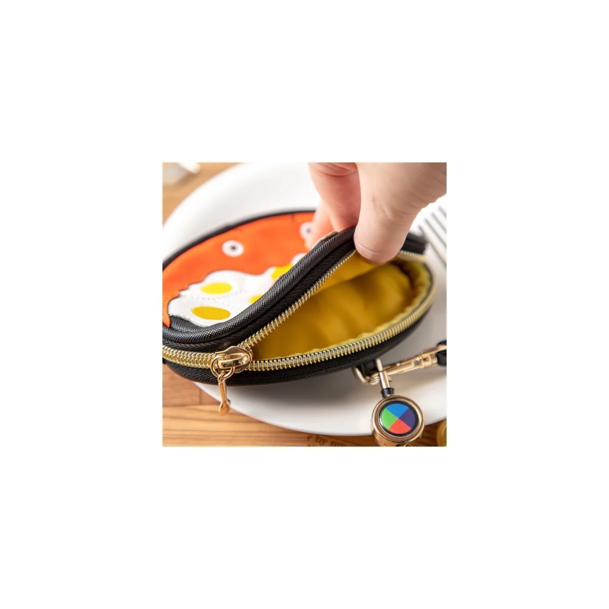 Maison Ghibli Benelic - Coin purse Calcifer & Oeuf et Bacon - Il castello mobile