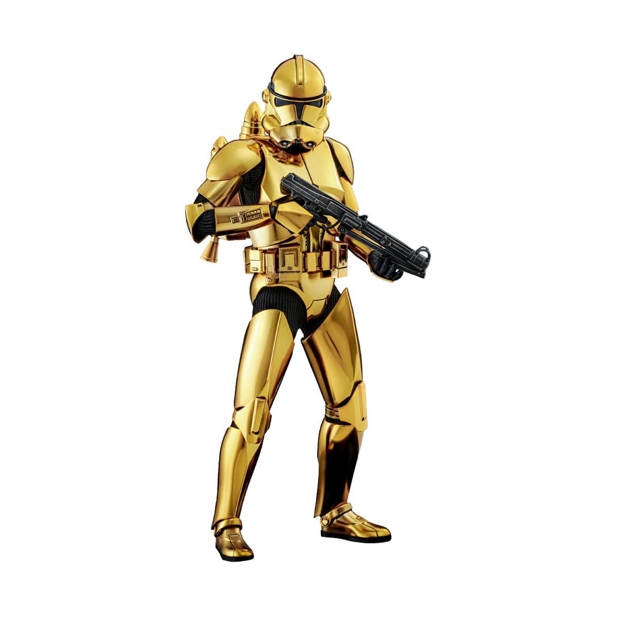 Hot toys Star Wars - Clone Trooper Versione Oro Cromo 1/6 Esclusiva della Fiera del Giocattolo