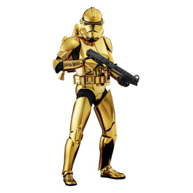 Hot toys Star Wars - Clone Trooper Versione Oro Cromo 1/6 Esclusiva della Fiera del Giocattolo