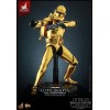 Hot toys Star Wars - Clone Trooper Versione Oro Cromo 1/6 Esclusiva della Fiera del Giocattolo