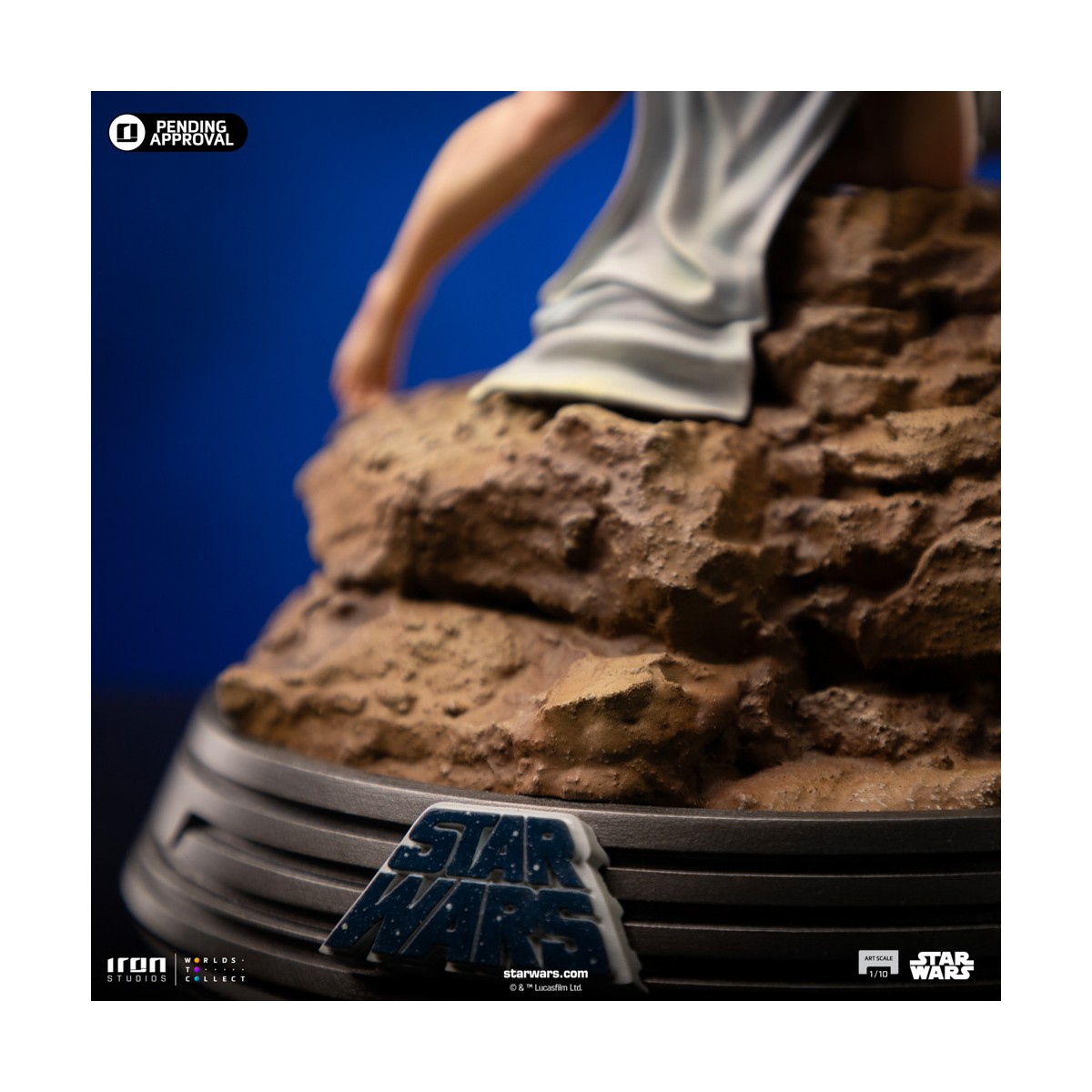 Iron Studios Star Wars - Poster cinematografico di Luke e Leia - Deluxe Art Scale 1/10