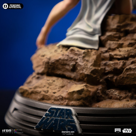 Iron Studios Star Wars - Poster cinematografico di Luke e Leia - Deluxe Art Scale 1/10