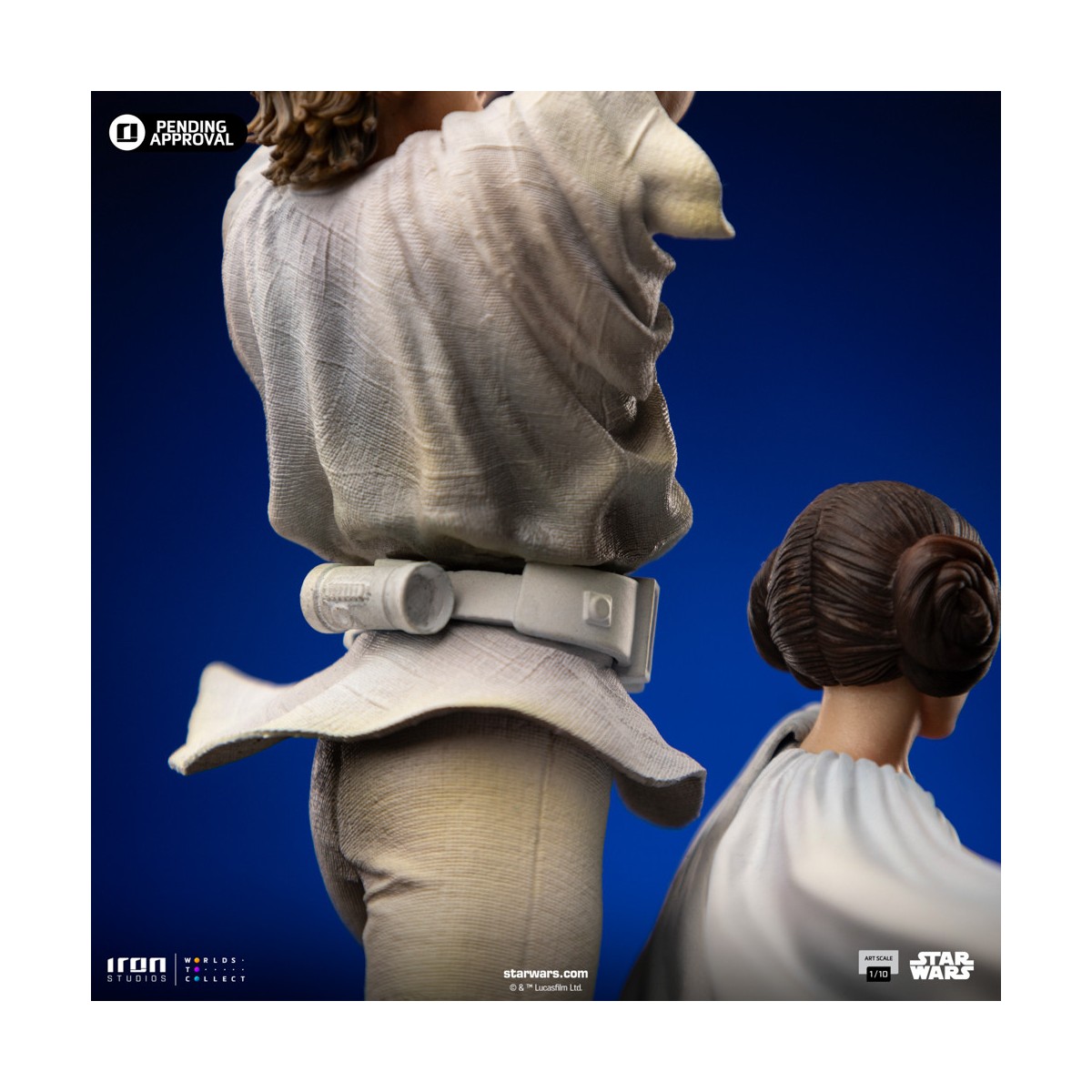 Iron Studios Star Wars - Poster cinematografico di Luke e Leia - Deluxe Art Scale 1/10