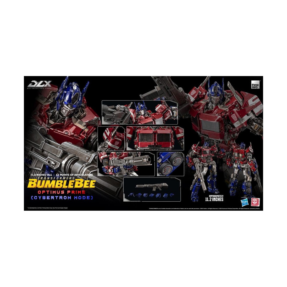 Three0 Transformers - DLX Optimus Prime (Modalità Cybertron) 1/6 - Transformers: Bumblebee