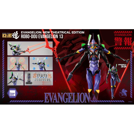 Tre Zero - Evangelion 13 - Evangelion: Nuova edizione teatrale action figure Robo-Dou