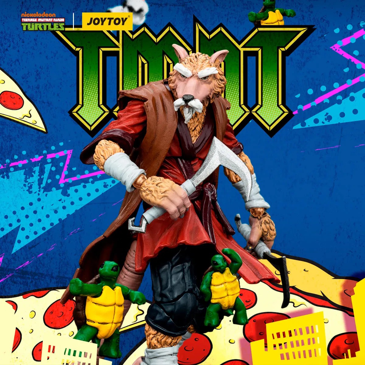 JoyToy TMNT - Splinter - Teenage Mutant Ninja Turtles 1/18