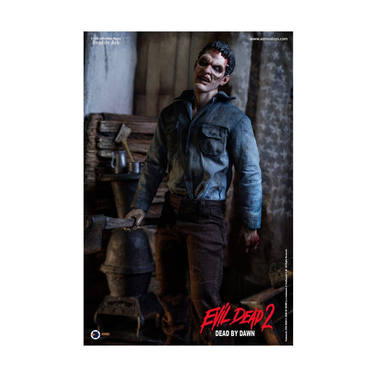 Asmus Toys Deadite Ash 1/6 - The Evil Dead 2 Dead by Dawn
