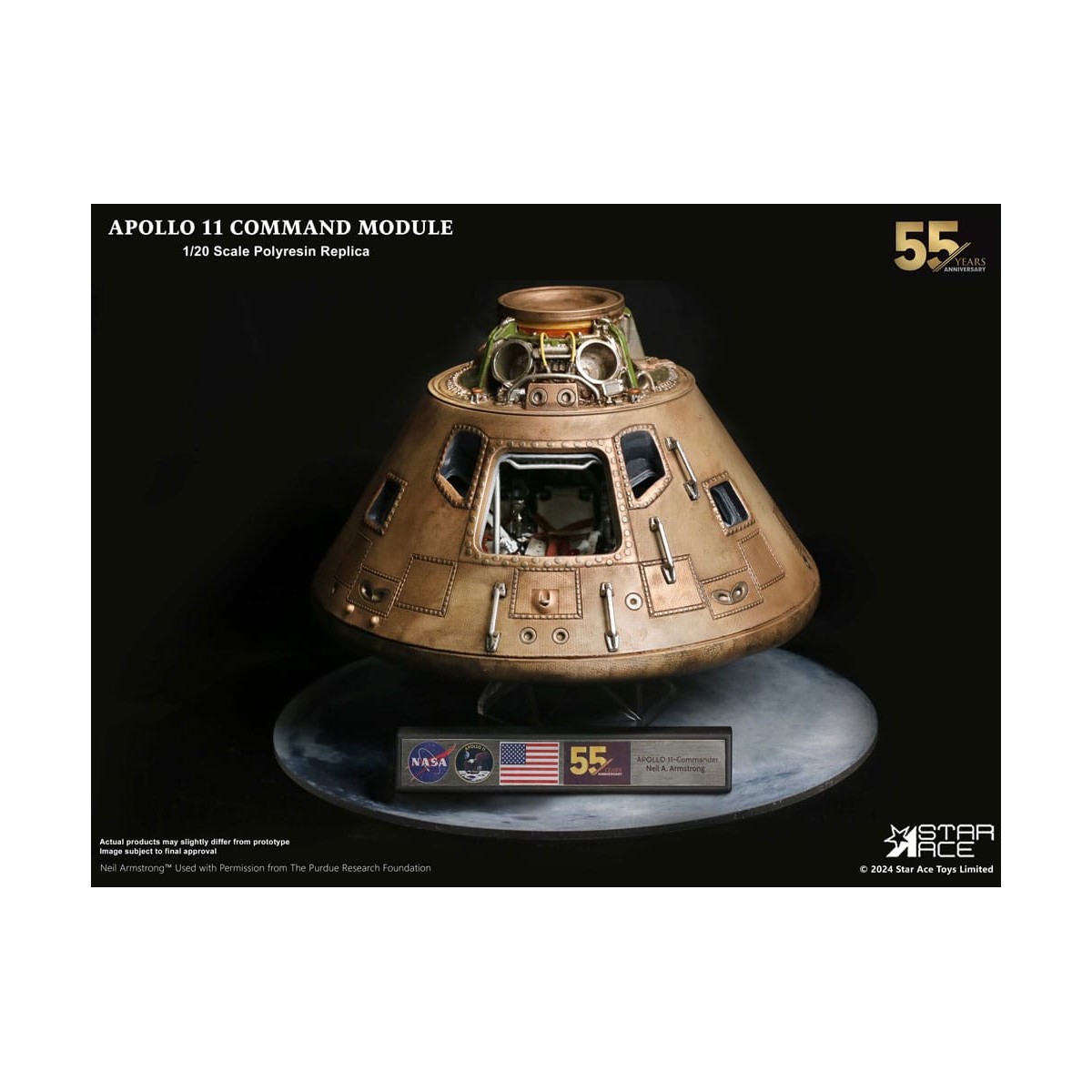 Star Ace - Modulo di comando Apollo 11 (DX) 1/20