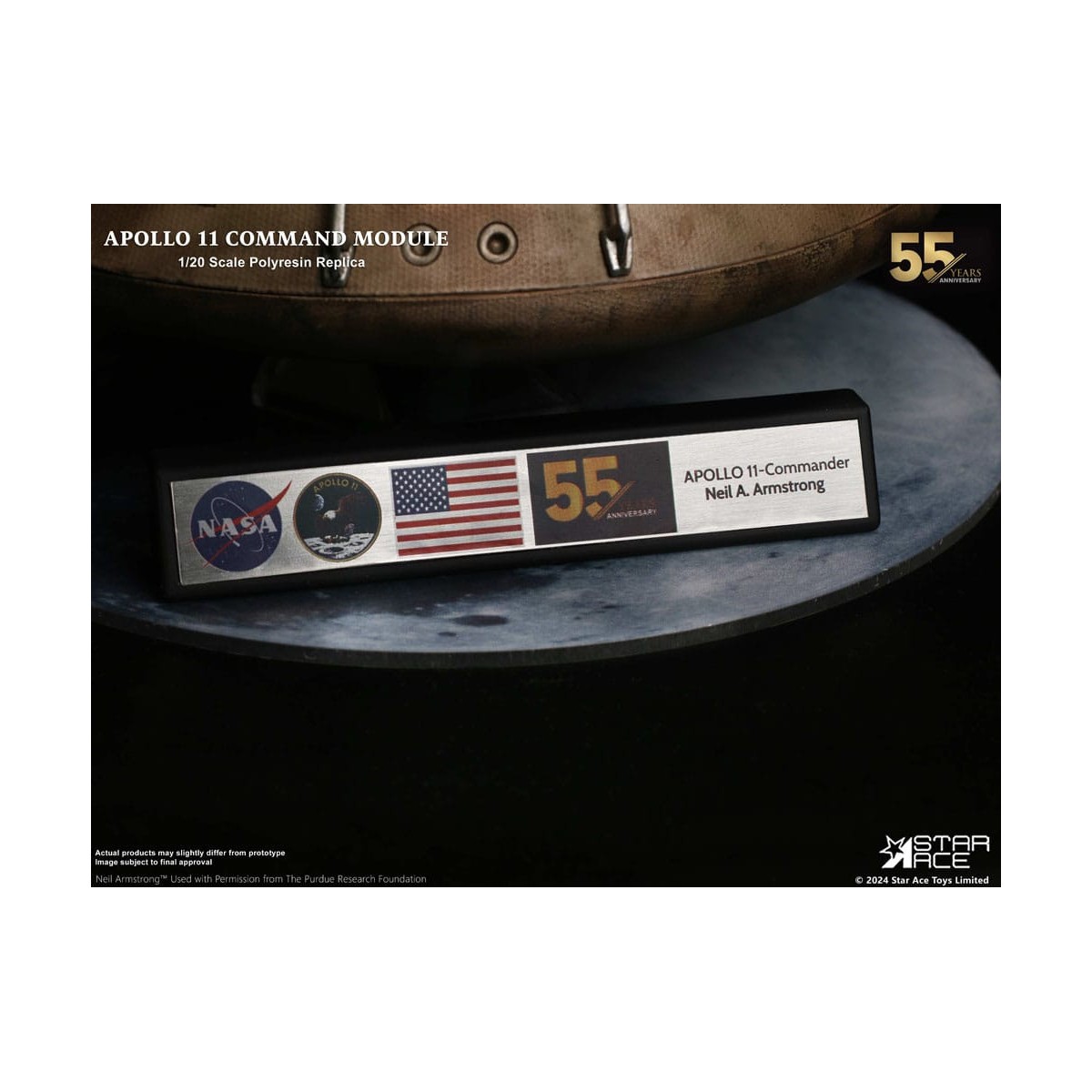 Star Ace - Modulo di comando Apollo 11 (DX) 1/20
