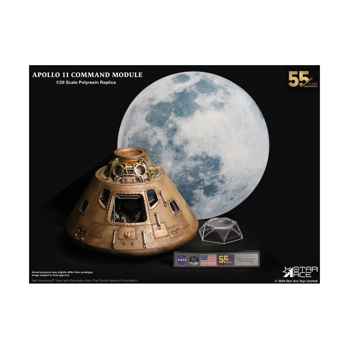 Star Ace - Modulo di comando Apollo 11 (DX) 1/20