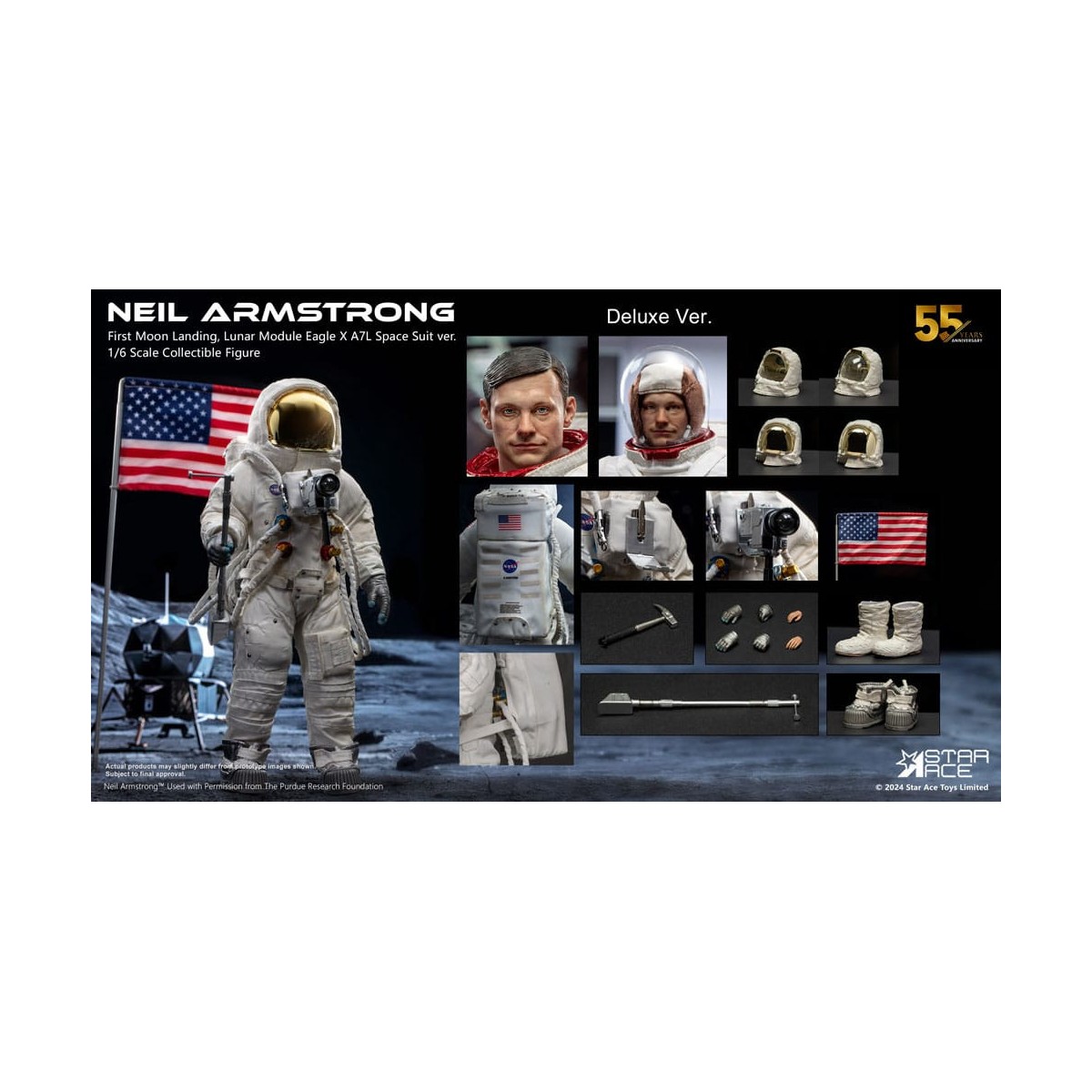 Star Ace - Apollo 11 - Neil Armstrong Versione Deluxe