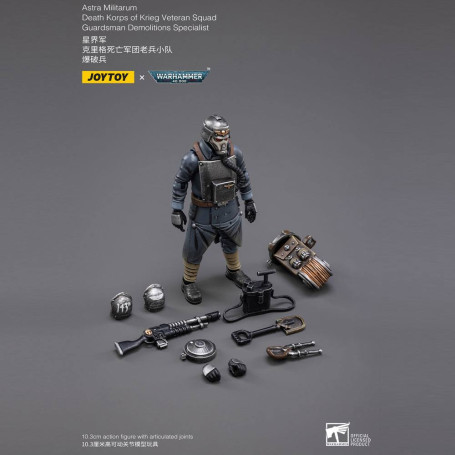 JoyToy - Death Korps of Krieg - Squadra Veterana Guardie Specialista in Demolizioni 1/18 - Warhammer 40K
