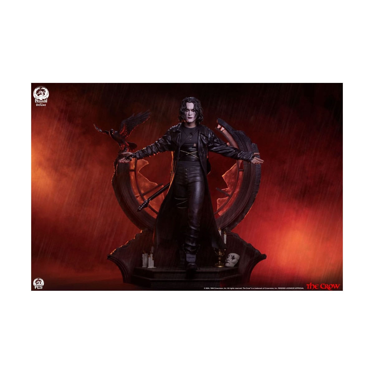 Premium Collectibles Studio PCS - Il Corvo Serie Epica 1/3 Edizione Deluxe