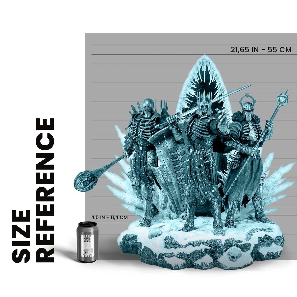 Pure Arts - The Witcher 3: Wild Hunt - Diorama del cacciatore selvaggio 1/6