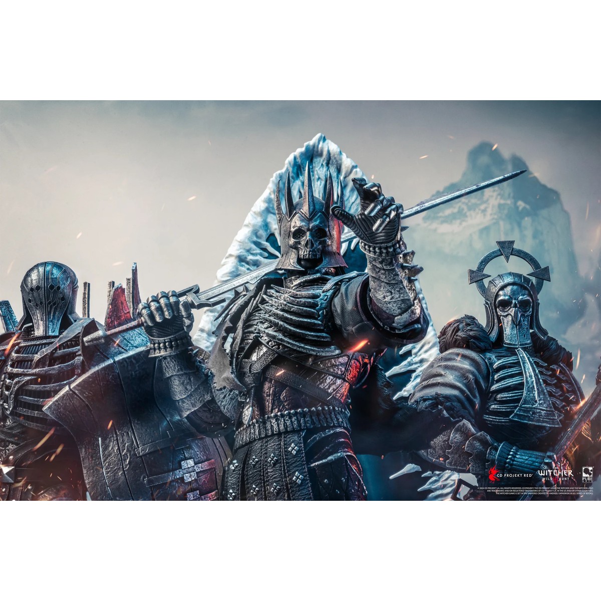 Pure Arts - The Witcher 3: Wild Hunt - Diorama del cacciatore selvaggio 1/6