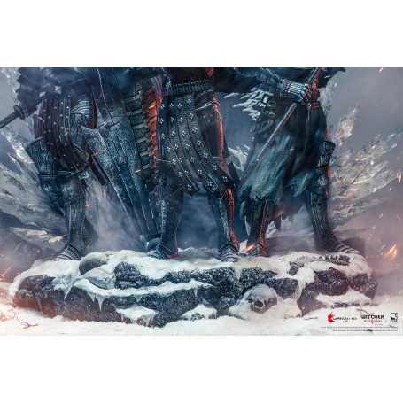 Pure Arts - The Witcher 3: Wild Hunt - Diorama del cacciatore selvaggio 1/6