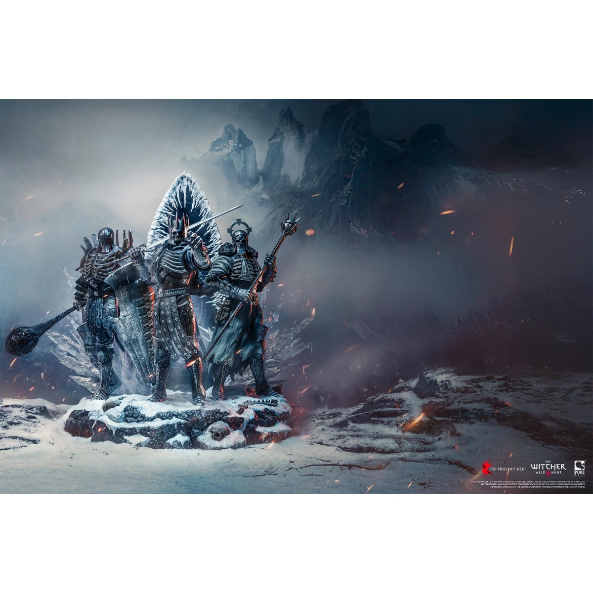 Pure Arts - The Witcher 3: Wild Hunt - Diorama del cacciatore selvaggio 1/6