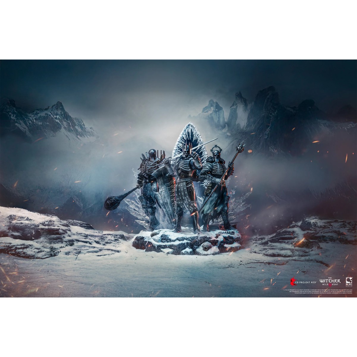 Pure Arts - The Witcher 3: Wild Hunt - Diorama del cacciatore selvaggio 1/6