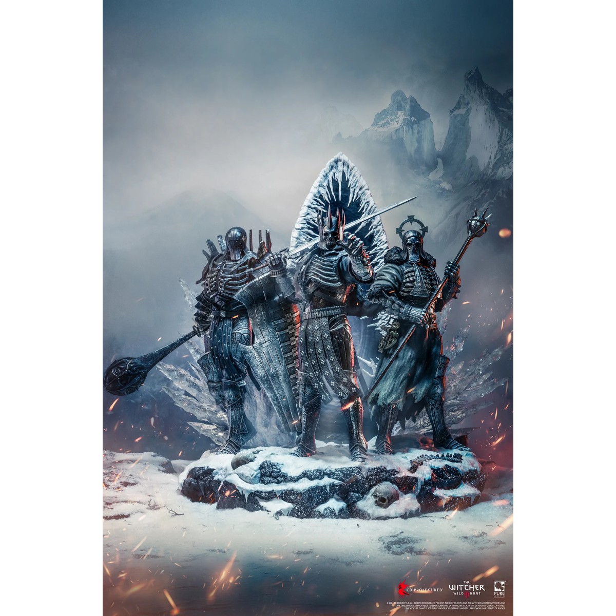 Pure Arts - The Witcher 3: Wild Hunt - Diorama del cacciatore selvaggio 1/6
