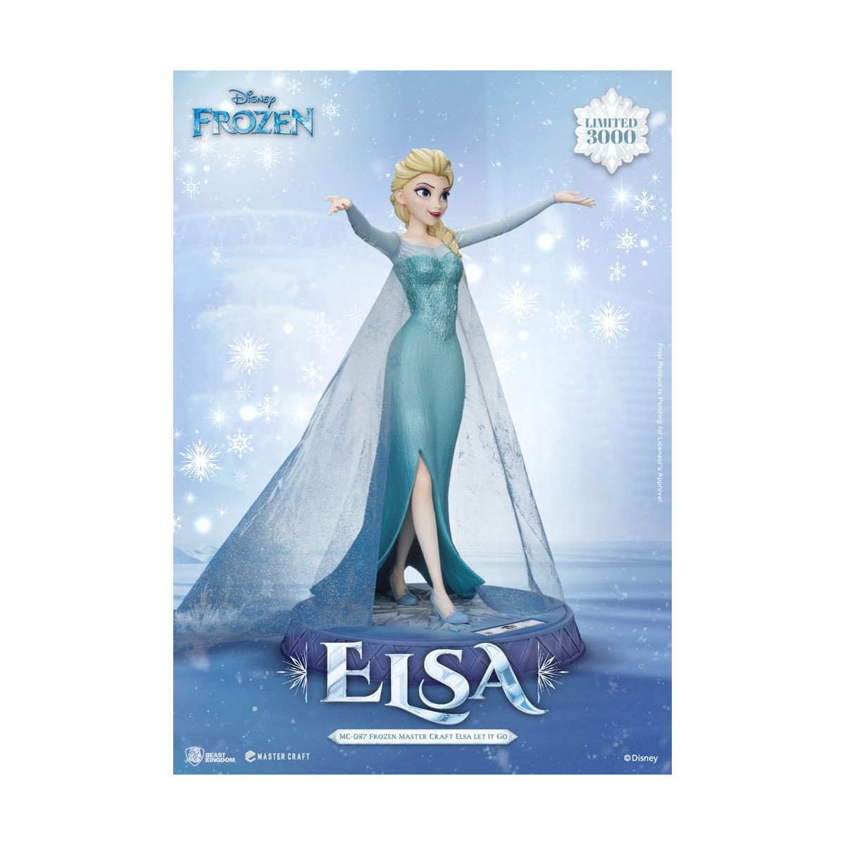 Regno delle bestie Disney - Master Craft Elsa "Let It Go" - La regina delle nevi