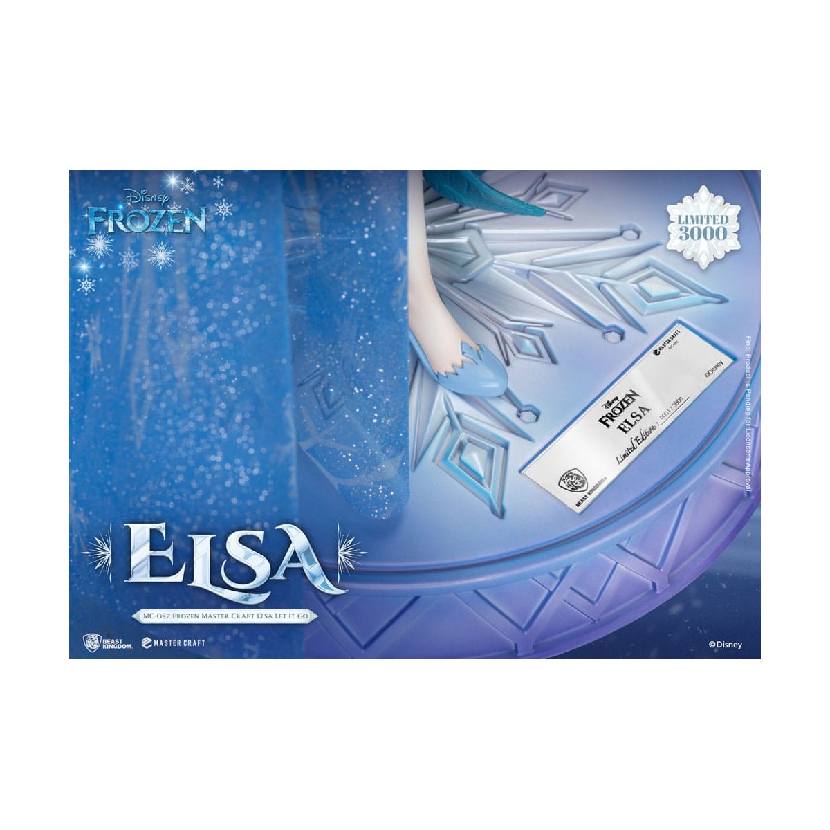 Regno delle bestie Disney - Master Craft Elsa "Let It Go" - La regina delle nevi